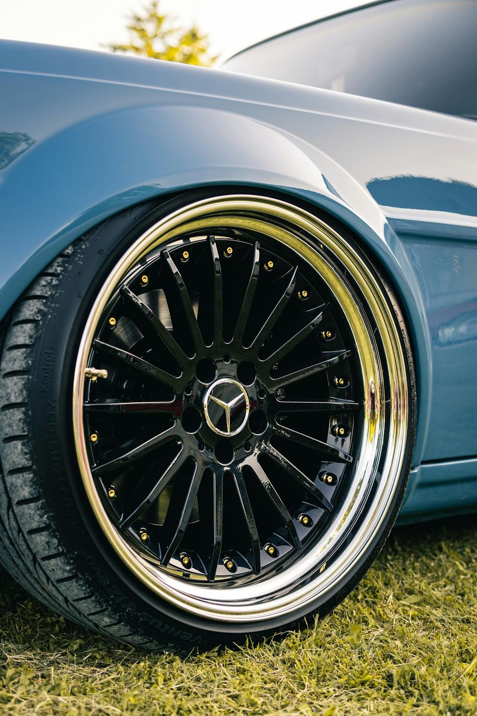 Restored classic Mercedes